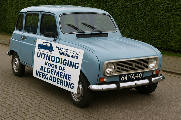 Algemene Ledenvergadering Renault 4 club